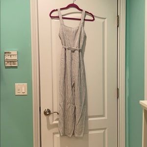 STRIPED JUMPSUIT